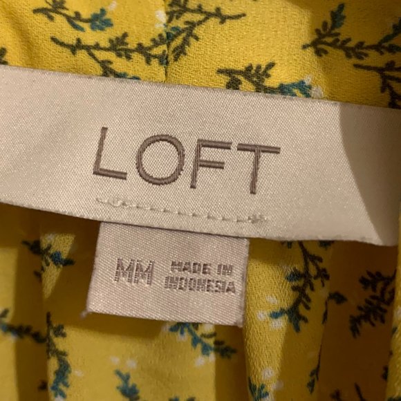 LOFT long sleeve mustard maternity tunic M - Picture 3 of 5